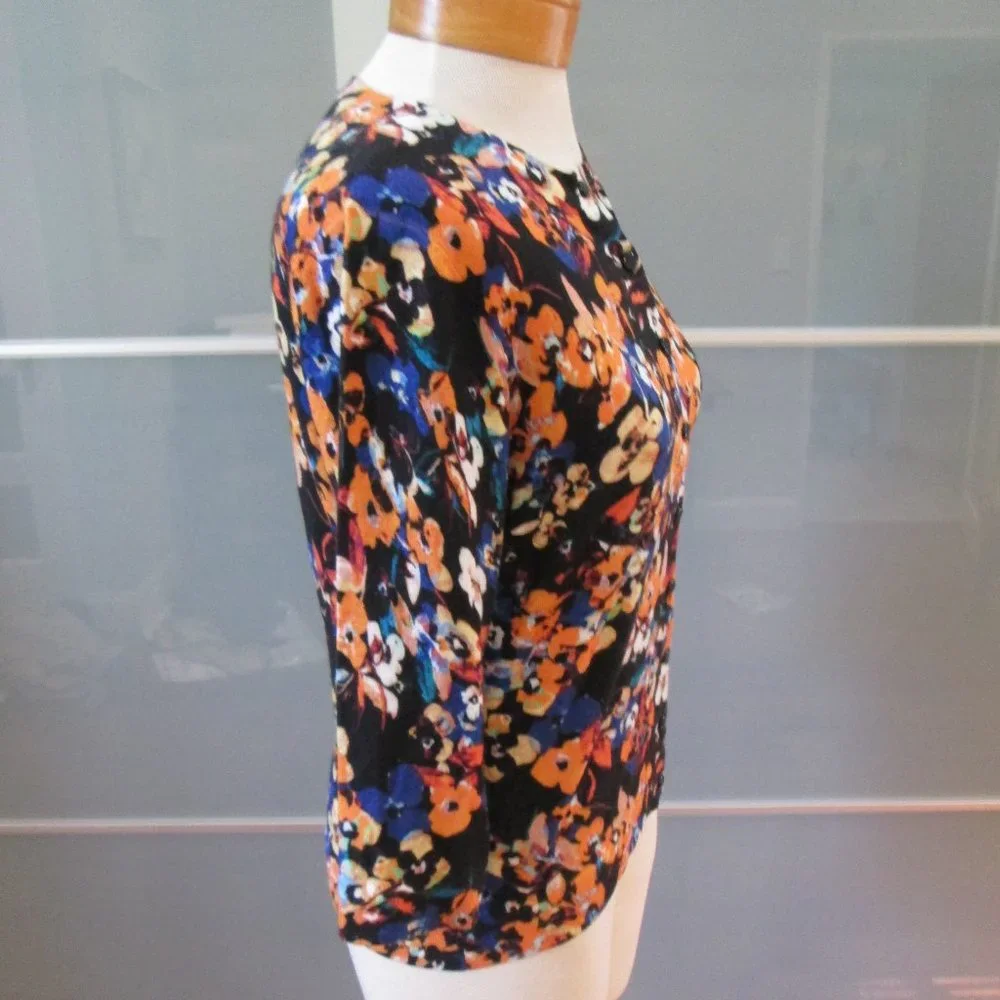 *SOLD* Karen Millen Snap Front 3/4 Sleeve Sweater - Picture 4 of 6